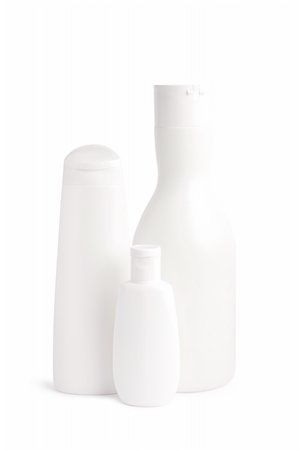 simsearch:400-06751007,k - Shampoo bottles on white background (isolated) Stock Photo - Budget Royalty-Free & Subscription, Code: 400-06073045