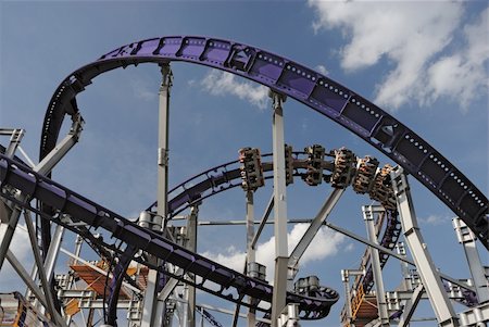 simsearch:400-08403714,k - Roller coaster Stock Photo - Budget Royalty-Free & Subscription, Code: 400-06073436