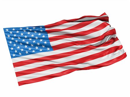 simsearch:400-06086537,k - Realistic 3d seamless looping USA(United States) flag waving in the wind. Stock Photo - Budget Royalty-Free & Subscription, Code: 400-06085126