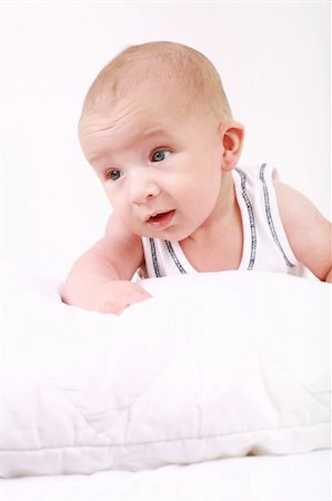 Portrait of adorable baby Stock Photo - Budget Royalty-Free & Subscription, Code: 400-06085642
