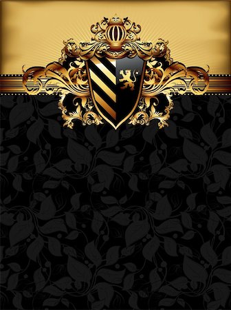 simsearch:400-04914047,k - ornate golden frame, this illustration may be useful as designer work Stock Photo - Budget Royalty-Free & Subscription, Code: 400-06087551