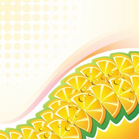 simsearch:400-06082374,k - Background with orange slices Stock Photo - Budget Royalty-Free & Subscription, Code: 400-06082368