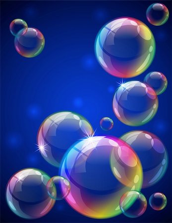 fresh air background - Vector illustration - soap bubbles background. Eps10 vector file, contains transparent objects and opacity mask. Photographie de stock - Aubaine LD & Abonnement, Code: 400-06098165