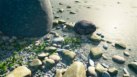 simsearch:400-04114367,k - An image of a nice pebbles in water background Stock Photo - Budget Royalty-Free & Subscription, Code: 400-06098529