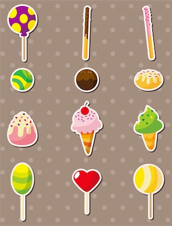 simsearch:400-04335592,k - candy stickers Stock Photo - Budget Royalty-Free & Subscription, Code: 400-06092393