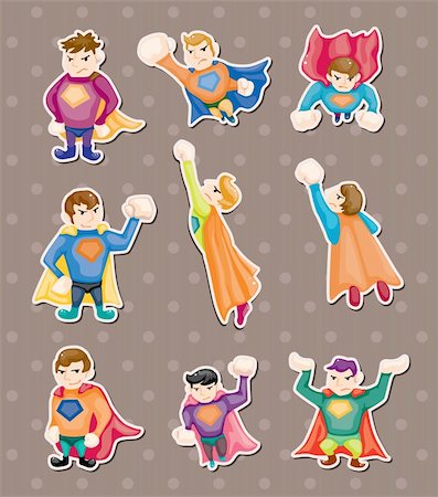 simsearch:400-05741668,k - superman stickers Stock Photo - Budget Royalty-Free & Subscription, Code: 400-06108137