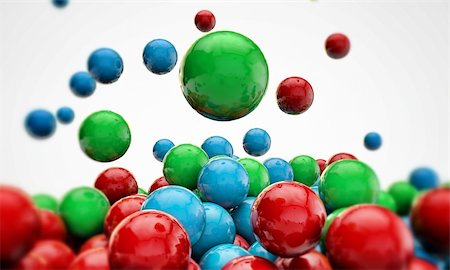simsearch:400-05346291,k - gumballs falling isolated on white background Stock Photo - Budget Royalty-Free & Subscription, Code: 400-06108158