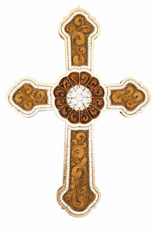 Wooden Cross made in Troyan Region, Bulgaria Photographie de stock - Aubaine LD & Abonnement, Code: 400-06101905