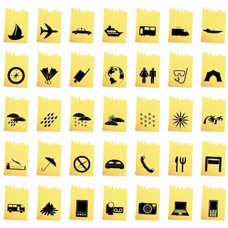 simsearch:400-03968548,k - Transportation set of different vector web icons Stock Photo - Budget Royalty-Free & Subscription, Code: 400-06102291