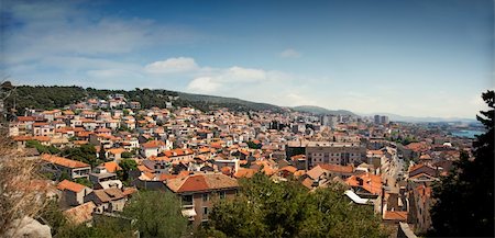 simsearch:400-06138816,k - Beautiful Cityscape of Sibenik, Croatia Photographie de stock - Aubaine LD & Abonnement, Code: 400-06102397