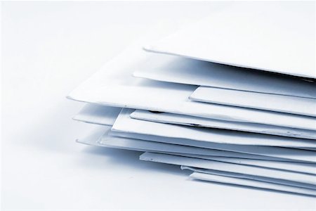 Stacked Mail - Close up on Envelopes Stock Photo - Budget Royalty-Free & Subscription, Code: 400-06126736