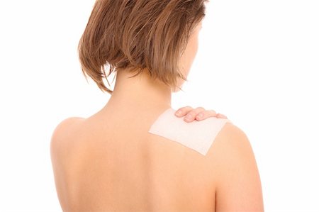 A picture of the back of a woman having health problems Stock Photo - Budget Royalty-Free & Subscription, Code: 400-06135607