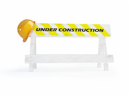 under construction helmet on a white background Stock Photo - Budget Royalty-Free & Subscription, Code: 400-06137397