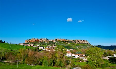 simsearch:400-05338054,k - Medieval Town Orvieto over the Tuscany Valley, Italy Stock Photo - Budget Royalty-Free & Subscription, Code: 400-06138594