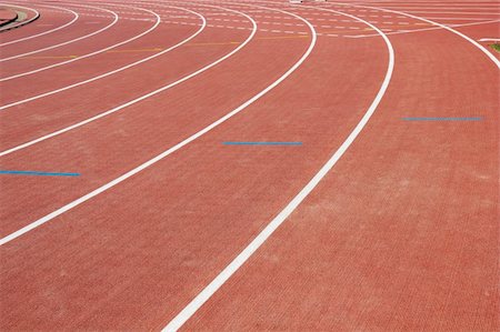 simsearch:400-04785051,k - white curved lines of race tracks on stadium Stock Photo - Budget Royalty-Free & Subscription, Code: 400-06138819