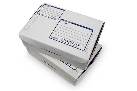 Parcel Box.  Stack. Stock Photo - Budget Royalty-Free & Subscription, Code: 400-06132591