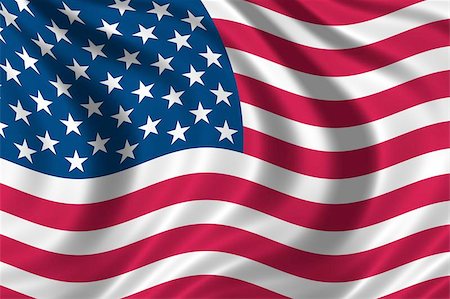 simsearch:400-06086537,k - Flag of the USA waving in the wind. Stock Photo - Budget Royalty-Free & Subscription, Code: 400-06133735