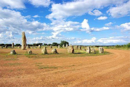 Cromlech of Xerez near Monsaraz, Alentejo, Portugal Stock Photo - Budget Royalty-Free & Subscription, Code: 400-06140420