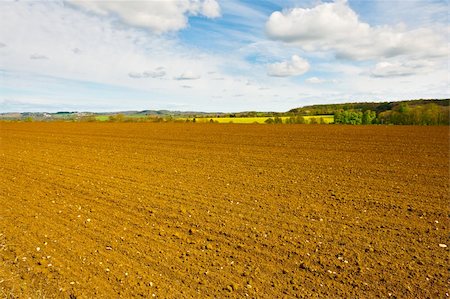 simsearch:400-05711931,k - Spring Plowed Field- Belgian Landscape Stock Photo - Budget Royalty-Free & Subscription, Code: 400-06140535