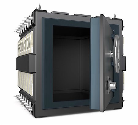 simsearch:400-05913816,k - Black armored safe deposit box with spikes Stock Photo - Budget Royalty-Free & Subscription, Code: 400-06141318