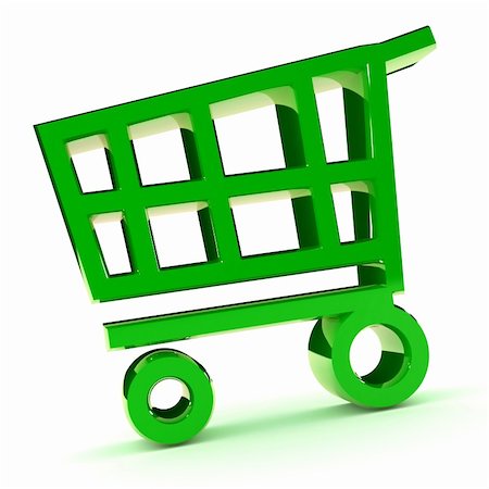 simsearch:700-01163575,k - A Colourful 3d Rendered Shopping Cart Illustration Stock Photo - Budget Royalty-Free & Subscription, Code: 400-06141517