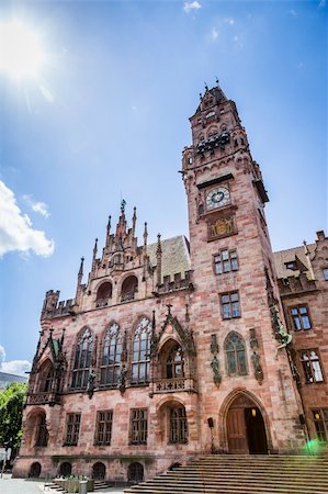 saarland - An image of a the town hall in Saarbruecken Stock Photo - Budget Royalty-Free & Subscription, Code: 400-06141881