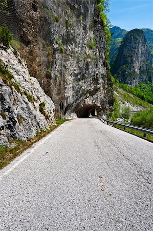simsearch:400-05731177,k - Tunnel in the Rock on the Road of Dolomites, Italy Stock Photo - Budget Royalty-Free & Subscription, Code: 400-06142591