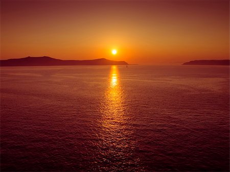 simsearch:400-04387004,k - An image of the nice sunset at Santorini Greece Stock Photo - Budget Royalty-Free & Subscription, Code: 400-06143115