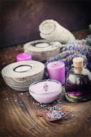 spa water background pictures - Lavender spa setting. Wellness theme with lavender products. Stock Photo - Budget Royalty-Free & Subscription, Code: 400-06176144
