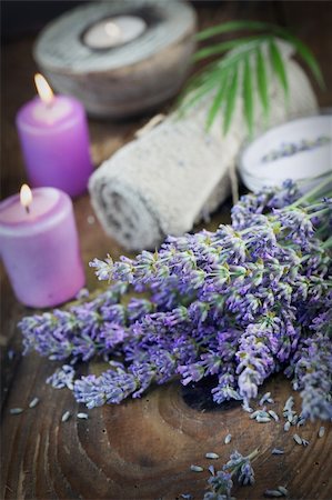 spa water background pictures - Lavender spa setting. Wellness theme with lavender products. Stock Photo - Budget Royalty-Free & Subscription, Code: 400-06176142