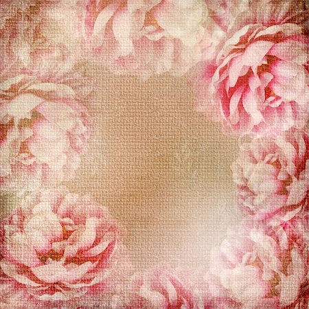 Grunge Beautiful Roses Background ( 1 of set) Stock Photo - Budget Royalty-Free & Subscription, Code: 400-06177126