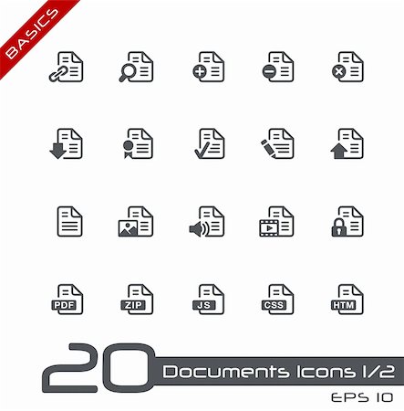 Vector icons set for your web or presentation projects. Photographie de stock - Aubaine LD & Abonnement, Code: 400-06171181