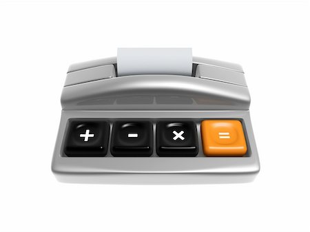 simsearch:400-05708287,k - silver cash register isolated on white background Stock Photo - Budget Royalty-Free & Subscription, Code: 400-06172338