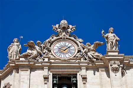 Saint Peter cathedral. Vatican. Rome. Europe. Photographie de stock - Aubaine LD & Abonnement, Code: 400-06207112