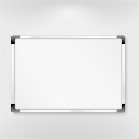 pupil in a empty classroom - Whiteboard, vector eps10 illustration Stock Photo - Budget Royalty-Free & Subscription, Code: 400-06325848