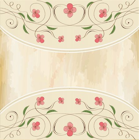simsearch:400-06199402,k - vector floral background Stock Photo - Budget Royalty-Free & Subscription, Code: 400-06326995