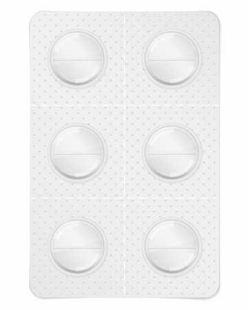 pills vector - Pills in blister pack, vector eps10 illustration Stock Photo - Budget Royalty-Free & Subscription, Code: 400-06327071