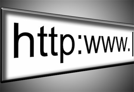 Abstract address bar with the text in it. Stock Photo - Budget Royalty-Free & Subscription, Code: 400-06394589