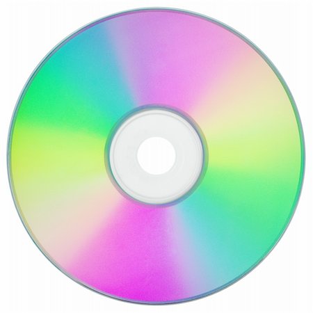 dvd silhouette - CD or DVD isolated on white background with clipping path Stock Photo - Budget Royalty-Free & Subscription, Code: 400-06396206