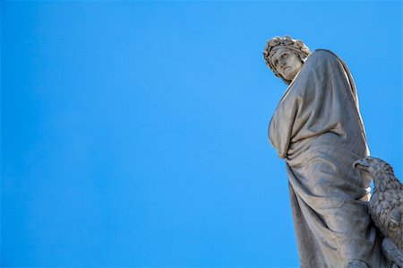 perseomedusa (artist) - Dante's statue in front of Santa Croce church - Florence, Italy Stock Photo - Budget Royalty-Free & Subscription, Code: 400-06393850