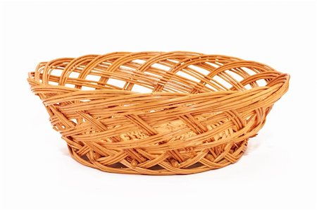 frail - empty basket on a white background Stock Photo - Budget Royalty-Free & Subscription, Code: 400-06426913