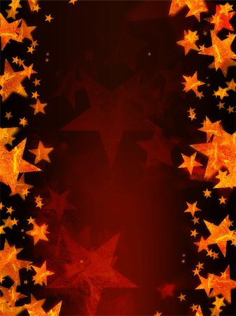 simsearch:400-05006261,k - shining golden stars over red background, abstract christmas card Stock Photo - Budget Royalty-Free & Subscription, Code: 400-06458295