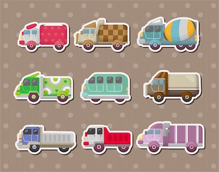 simsearch:400-04274028,k - truck stickers Stock Photo - Budget Royalty-Free & Subscription, Code: 400-06452482