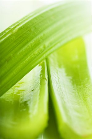 Macro view of fresh green stems of celery Stock Photo - Budget Royalty-Free & Subscription, Code: 400-06463086