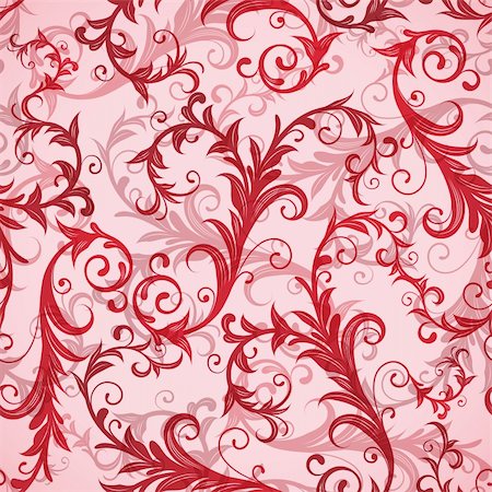 simsearch:400-06389983,k - vector seamless  floral pattern,  fully editable eps 10 file, Stock Photo - Budget Royalty-Free & Subscription, Code: 400-06477808