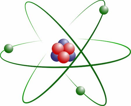 physics icons - Atom Model of Lithium with Protons, Electrons and Neutrons Stock Photo - Budget Royalty-Free & Subscription, Code: 400-06472500