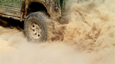 dune driving - Off-road car (detail) Stock Photo - Budget Royalty-Free & Subscription, Code: 400-06473834