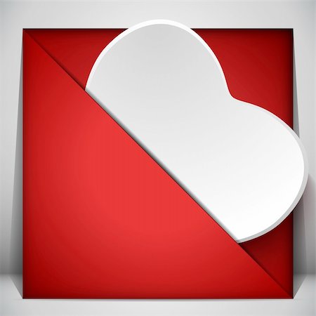 Vector - Valentine Day Heart Letter Love Stock Photo - Budget Royalty-Free & Subscription, Code: 400-06485191