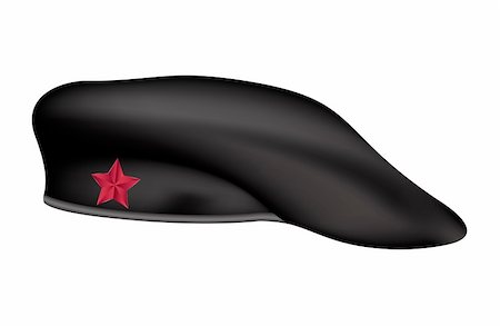 simsearch:400-06172579,k - The revolutionary (military) Beret with red star Stock Photo - Budget Royalty-Free & Subscription, Code: 400-06516889