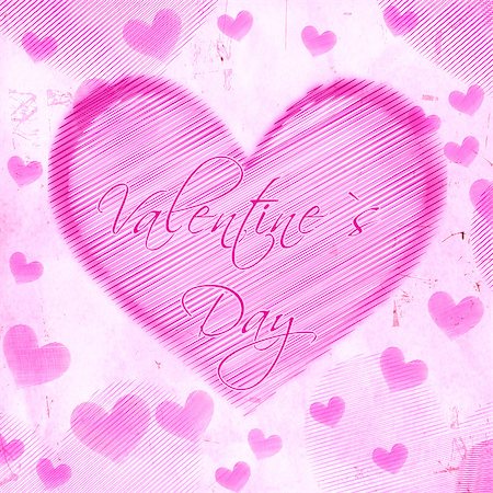 simsearch:400-05887181,k - pink retro background, violet striped hearts with text valentines day, old paper card Stock Photo - Budget Royalty-Free & Subscription, Code: 400-06526070